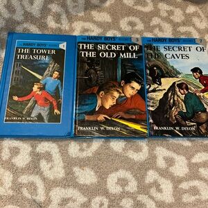 The Hardy Boys Hardcover Mystery Books by Franklin W. Dixon Lot Of 3 (#1,3&7)